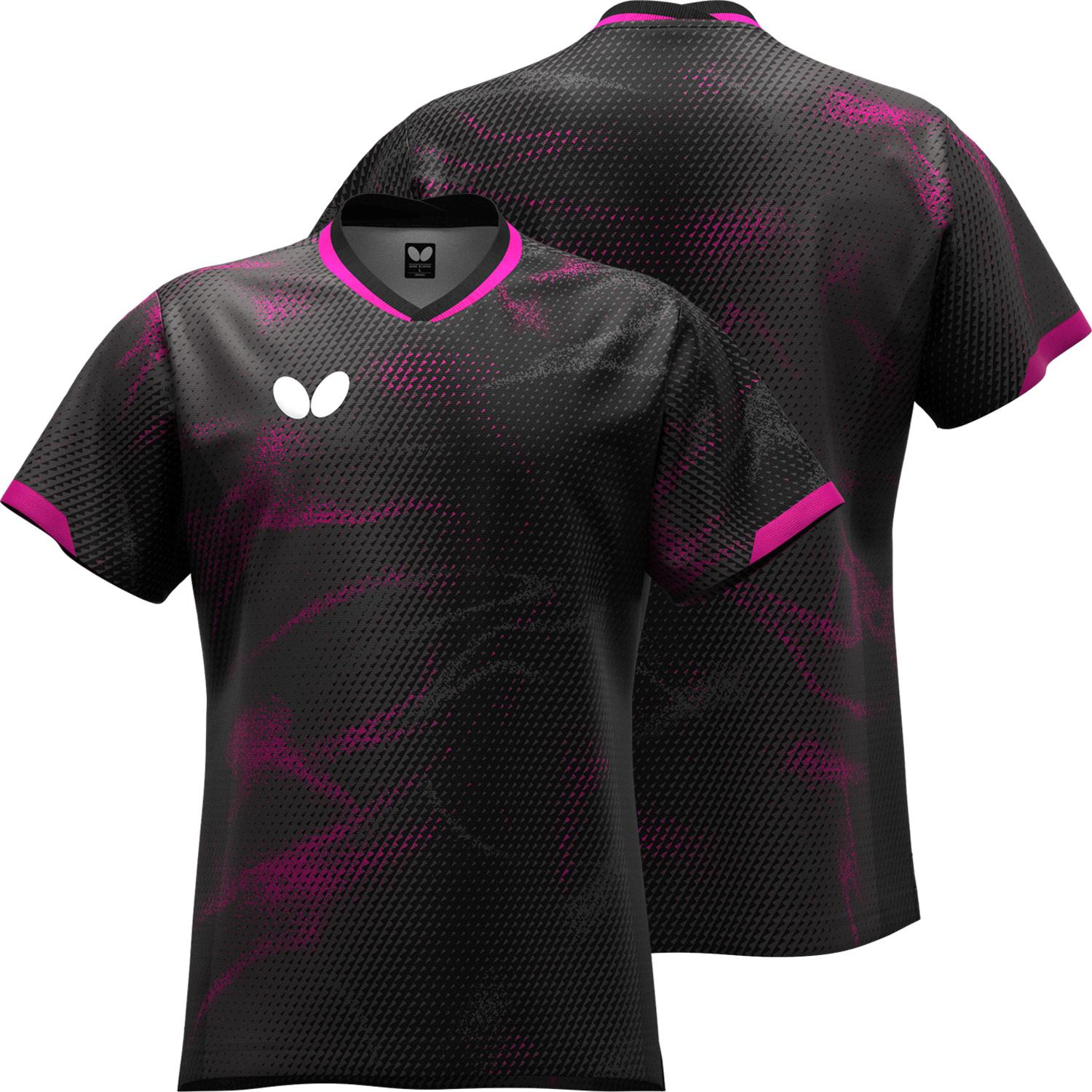Butterfly Elistar 12 Shirt - Black - Front/Back